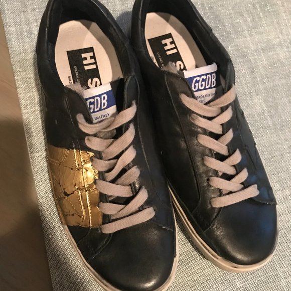 Golden Goose Hi Star Sneakers- Size 38 - Picture 2 of 4